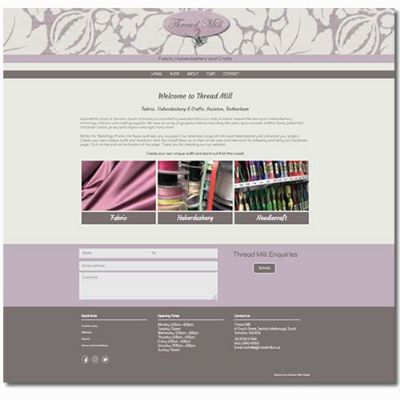 Online store for a fabric shop - created by Matlock Web Design, Derbyshire | 07901 870345 Online store for a fabric shop - created by Matlock Web Design, Derbyshire | 07901 870345